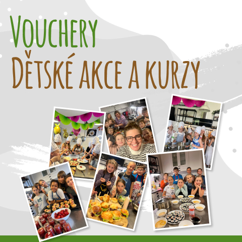Dárkové poukazy na Dětské kurzy vaření